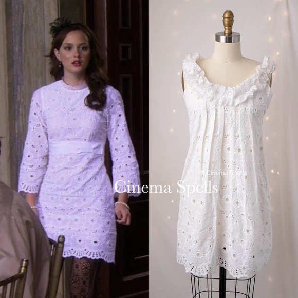 Dresses & Skirts - ☀️ASO Blair Waldorf on Gossip Girl Dress Exact Same Eyelet Pattern- ALT Version